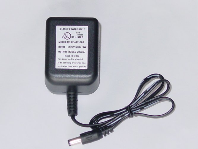 *Brand NEW*UCA12-200 12VAC 200mA AC Power Adapter - Click Image to Close